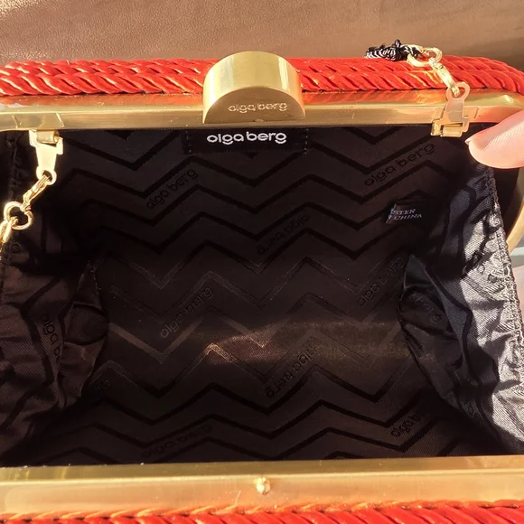 Olga Berg Martina Rope Clutch - Picture 6 of 12